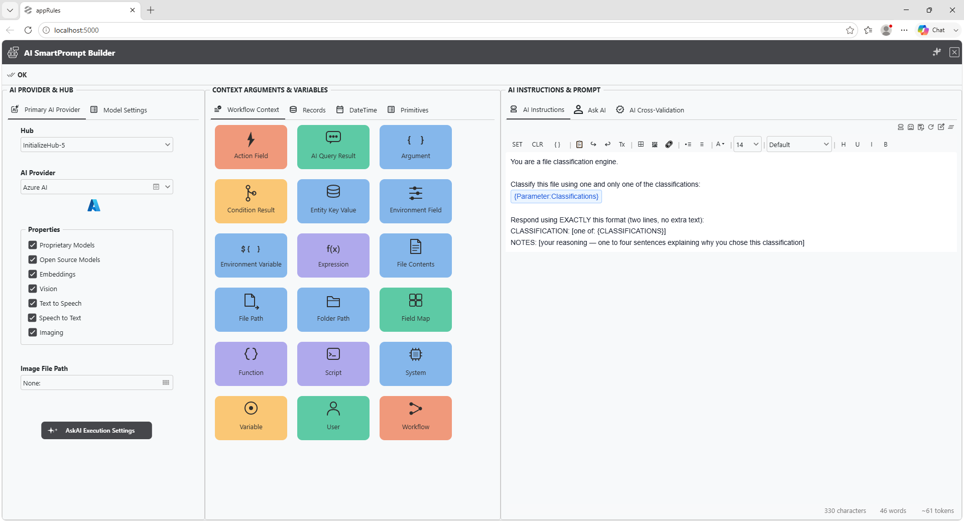 appRules AI File Agent — AI Instructions